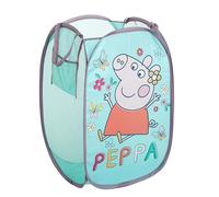 Peppa Pig Collapsible Laundry Basket, Lightweight Clothes Storage Organizer, Foldable Hamper for Bedroom & Playroom