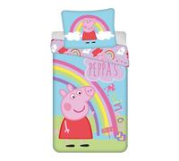 Peppa Pig Cotton Rainbow Duvet Cover Set | Size: Single Peppa Pig Multicolor Single