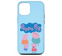 Peppa Pig Cute Family Group Shot Logo Case for iPhone 12/12 Pro