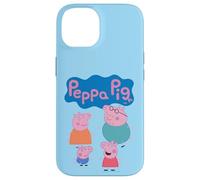 Peppa Pig Cute Family Group Shot Logo Case for iPhone 14