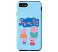 Peppa Pig Cute Family Group Shot Logo Case for iPhone SE (2020) / 7 / 8