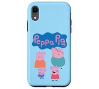 Peppa Pig Cute Family Group Shot Logo Case for iPhone XR