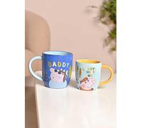 Widdop and Co Peppa Pig Daddy & Me Ceramic Mug Set, 2 Pieces