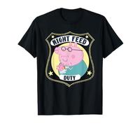 Peppa Pig Daddy Pig Night Feed Duty T-Shirt