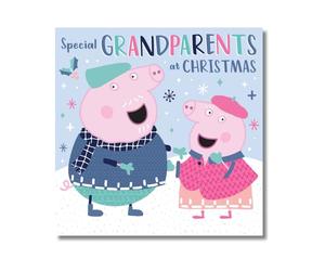 Peppa Pig Danilo Promotions Ltd Official Christas Card Grandparents, Grandparents Christmas Card