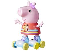 Peppa Pig Disco Peppa Roller Skating Doll, Pull-and-Go Action, 11 Inch Figures, Preschool Toys for 3 Year Old Girls and Boys and Up, with Lights, Speech, and Music