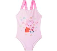 Peppa Pig | Disney Minnie Mouse Girls Swimming Costume 2-6 Yrs, One Piece Swimsuit, Adjustable Swimwear, Beach Bathing Suit