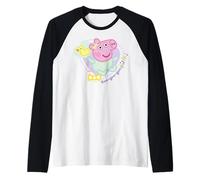 Peppa Pig Eve Goo Goo Oink Raglan Baseball Tee