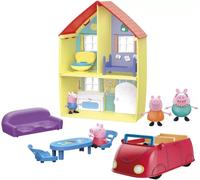 Peppa Pig Peppa's Family Home Combo Toy, Includes Playset, Car with Sounds, 4 Figures, 6 Accessories, for Ages 3 and Up - Amazon Exclusive