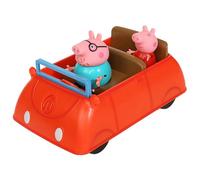 Peppa Pig Family Red Car Playset With Sounds, Peppa & Grandpa Pig Figures Toy