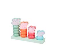Peppa Pig Wooden Family Stacking Ring Set