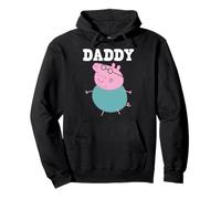 Peppa Pig Father's Day Daddy Bold Text Portrait Of Daddy Big Pullover Hoodie