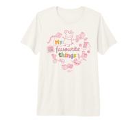 Peppa Pig Favourite Things Collage Tea Paint Classic Kite Premium T-Shirt