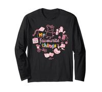 Peppa Pig Favourite Things Collage Tea Paint Kite Classic Long Sleeve T-Shirt
