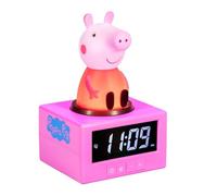 Peppa Pig Figure Alarm Clock - Officially Licensed, Kids Bedroom Night Light, Accessories & Decor | Paladone