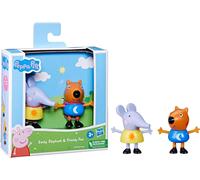 Peppa Pig Figure Box 2 Characters 7cm Emily Elephant and Freddy Fox HASBRO F7653