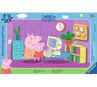 Ravensburger - 06123 - Peppa Pig in Front of The Computer 15-Piece Jigsaw Puzzle