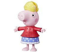 Peppa Pig Dress-Up Figure, 15 cm Doll with 6 Rain & Snow Fashion Accessories, Mix and Match Outfits for Weather Play, Toys for Children Ages 3+, Creative Role Playing Toy Set Present For Girls & Boys