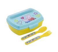 Peppa Pig Funny Sandwich Box With Cutlery