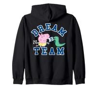 Peppa Pig George Dinosaur Raw Dream Team Classic Adventure Zip Hoodie