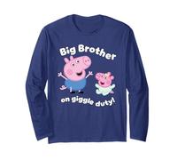 Peppa Pig George Pig Giggle Duty Long Sleeve T-Shirt