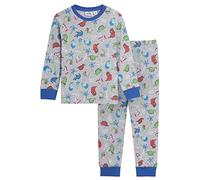 Peppa Pig George Pig Pyjamas for Boys Dinosaur Pjs Dino Full Length Nightwear Set Grey 5 Years