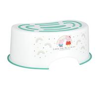 Peppa Pig George Pig Step Stool - Non-Slip Kids Bathroom Step, Lightweight & Strong Toddler Stool with Anti-Slip Top & Base, Easy-Clean Hygienic Plastic, Green, Toilet Training Range