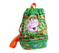 Peppa Pig George Pig Swimming Bag Drawstring Gym Backpack for Swimming Kit