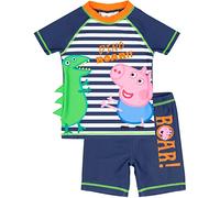(18-24 Months) Peppa Pig 2 Piece Swim Set (Boys Blue)