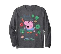 Peppa Pig George Vegetable Garden Spring Fun Classic Friends Long Sleeve T-Shirt