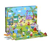 Peppa Pig George's Party Advent Calendar with 24 Surprise Toys and Stickers Including 5 Figures Preschool Toys for Girls and Boys Kids Ages 3+ (Ama