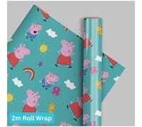 PEPPA PIG WRAPPING PAPER 2M ROLL WRAP BIRTHDAY GIFT WRAP PEPPA PIG