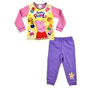 Peppa Pig Girls Pyjamas Peppa’s Party Character PJs Long Pyjama Set 3-4 Years Multicoloured