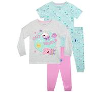Peppa Pig Girls Astronaut Pyjamas 2 Pack Multicoloured 6-7 Years
