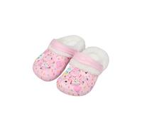Peppa Pig Girls Clogs - Kids Fur Lined Slippers with Back Strap - Comfortable Indoor Shoes or Outdoor Footwear for Toddlers (Pink UK 8-EU26)