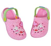 Peppa Pig Girls Clogs Sandals + Charms Badges Kids Peppa Indoor Shoes Sliders