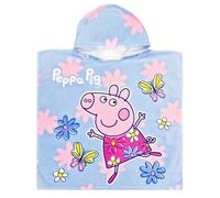 Peppa Pig Girls Hooded Towel Poncho Swimming Bath Hoodie Cover Up (Peppa Pig, One Size)