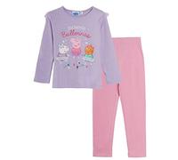 Peppa Pig Girls Long Cotton Pyjamas Purple Ballerina 8 Years