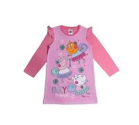 Peppa Pig Girls Long Sleeve Nightdress Fairy Friends Pyjamas Pjs Kids Nightwear