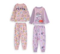 Peppa Pig Girls Multicoloured Character Long Sleeve Long Leg Pyjama Set - 3-4 Years