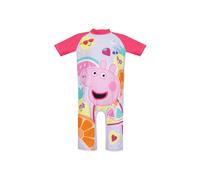 Peppa Pig Girl's One Piece Surfsuit in Pink | Size: 3-4 Years Peppa Pig Pink 3-4 Years