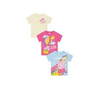 Peppa Pig Girl's Pack Of 3 T-Shirts | Size: 4-5 Years Peppa Pig Multicolor 4-5 Years