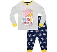 Peppa Pig Girls Peppa Pig Pyjamas Nightwear For Kids Grey 4 to 5 Years