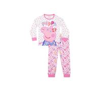 Peppa Pig Girl's Polka Dot Pyjamas in Pink | Size: 5-6 Years Peppa Pig Pink 5-6 Years