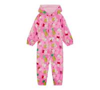 Peppa Pig Girls Puddle Suit, All in One Waterproof Rain Coat for Kids featuring, Emily Elephant and Suzy Sheep, Pink, Age 18-24 Months