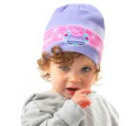 Vanilla Underground Peppa Pig Kids Winter Woolly Girls Purple Beanie Hat