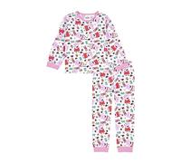 Peppa Pig Girls Pyjamas All Over Print Pjs Set, Official Merchandise 2-3 Years White