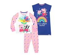 Peppa Pig Girls Pyjamas And Nightdress Multicolour 6-7 Years