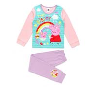 Peppa Pig Girls Pyjamas Featuring Peppa & Evie Bigger Sister Multicoloured Age 3-4 Years