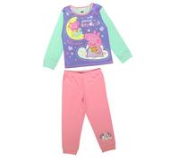 Peppa Pig Girls Pyjamas featuring Peppa and Evie Sweet Dreams Baby Sister, Multicoloured, Age 3-4 Years